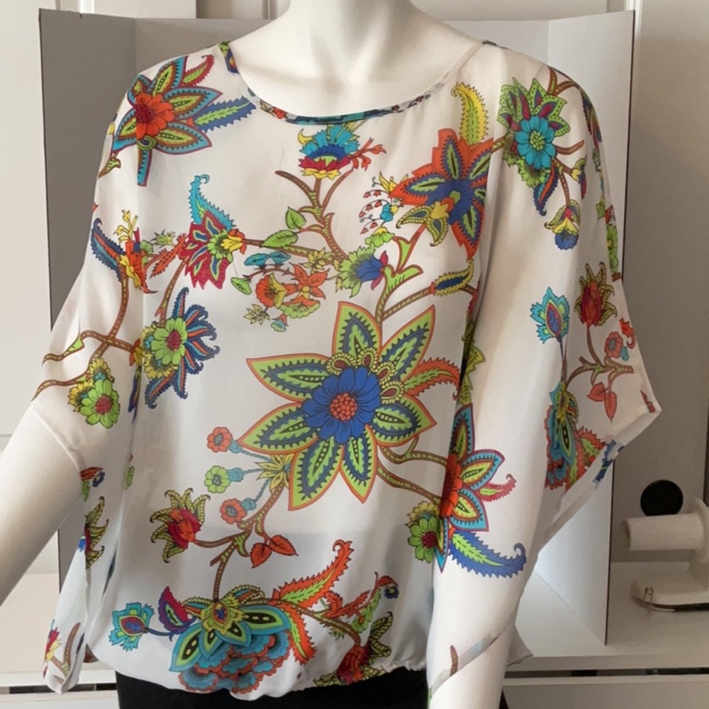 Floral Multicolor Women's Top